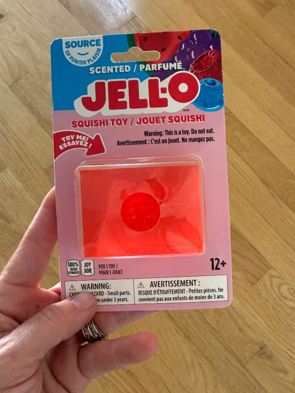JELL-O Scented Squishi Toy - Red
